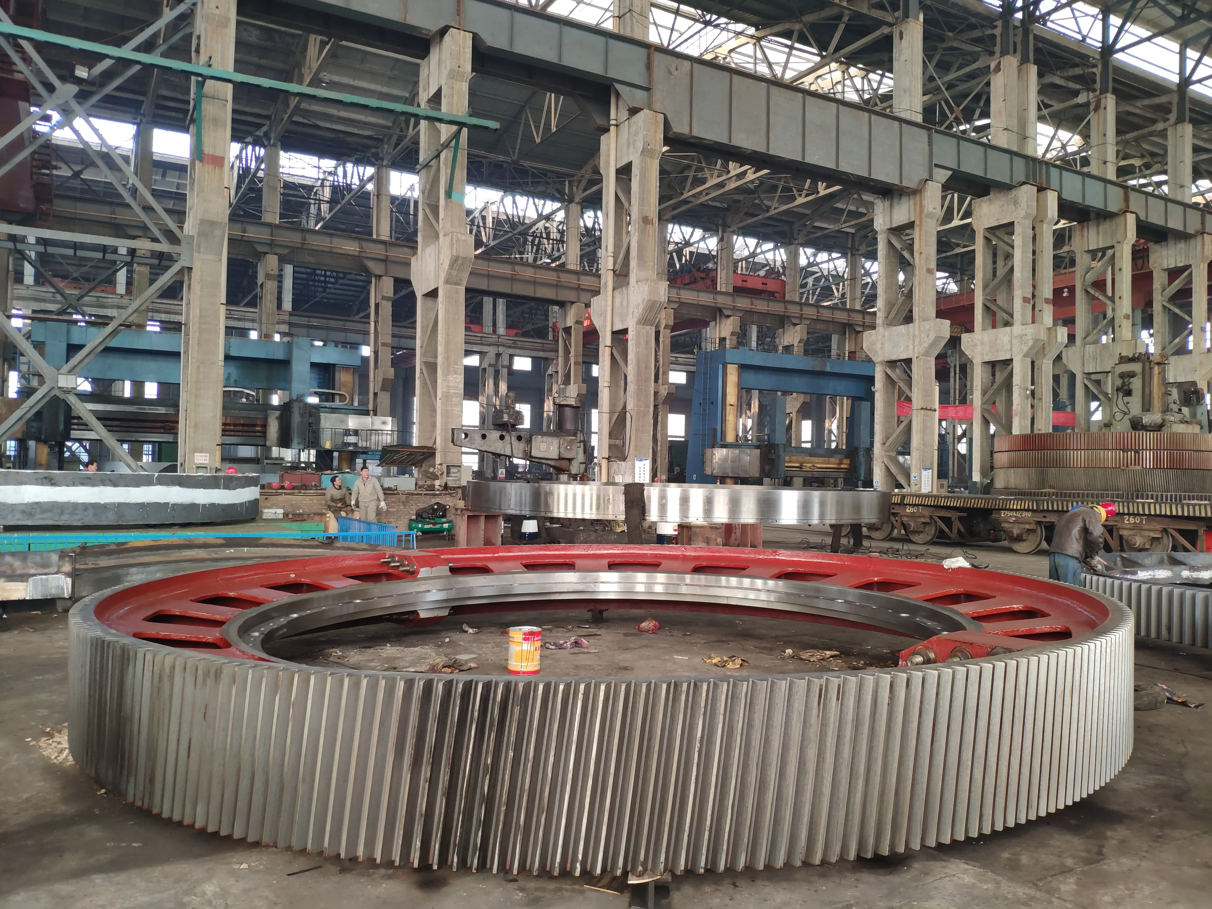 Machining Casting Steel Cement Mill Herringbone Customized Clay Brick Making Machine Supplier Reducing Gear Wheel Oem Gearwheel