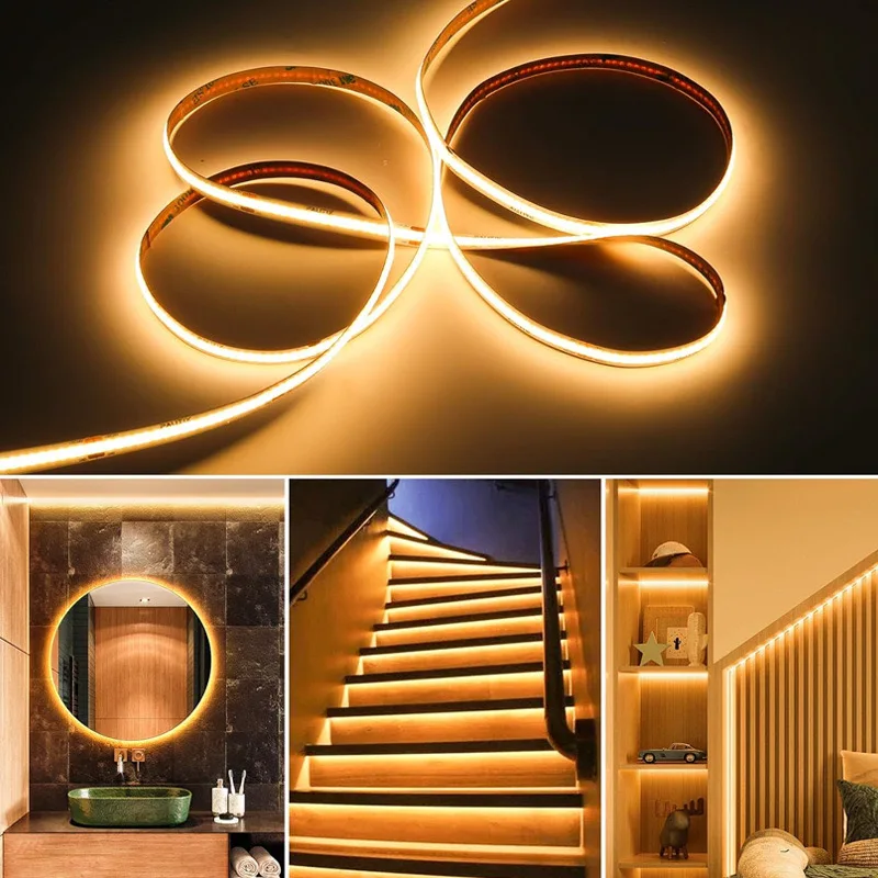 High quality IP67 160leds/m/160pixels/m cob led flexible running water cob light strip