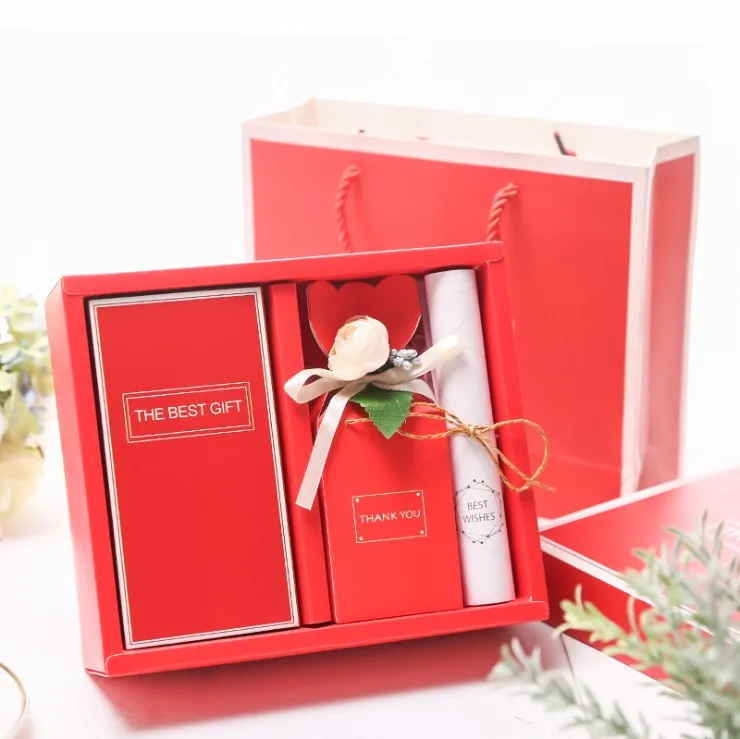 Custom Sweet Wedding Gift Box Paper Cardboard Matt Lamination UV Coating Heart Shape Perfume Candle Candy Packaging Logo