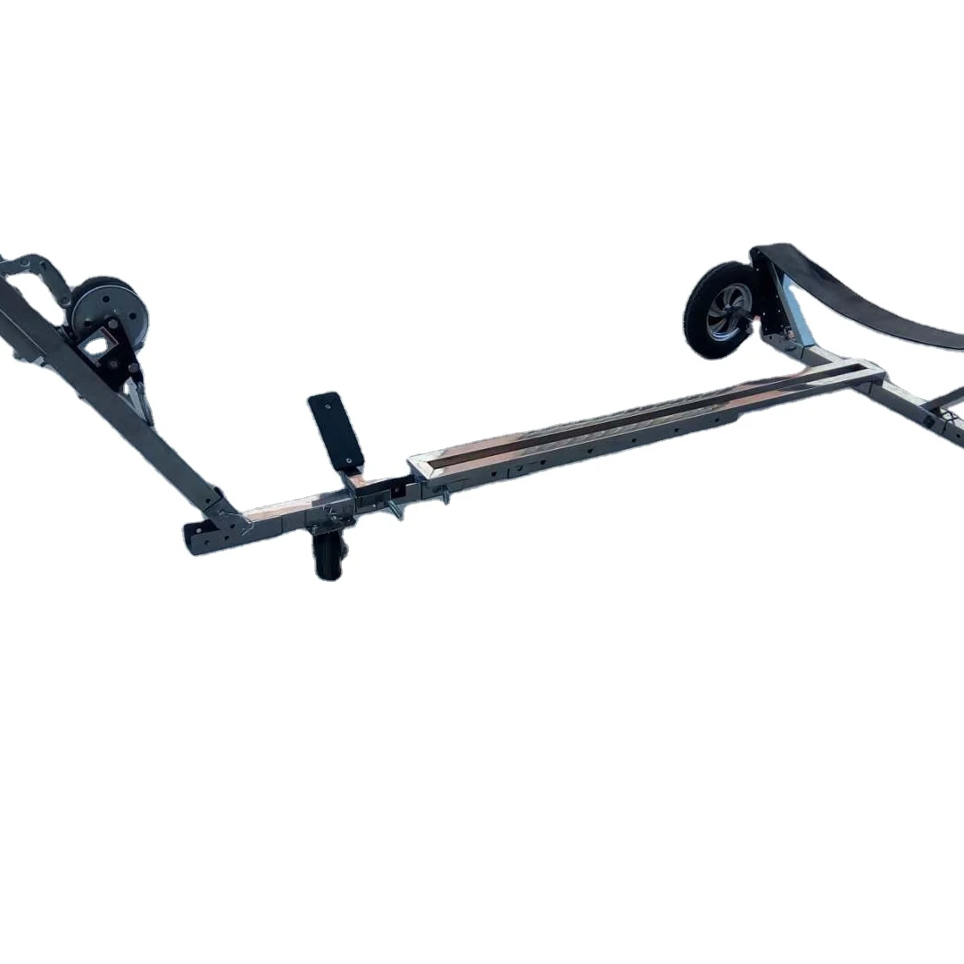 Scalable trailer for sport rib boat Slicer trolley with alloy shaft High strength nylon tire