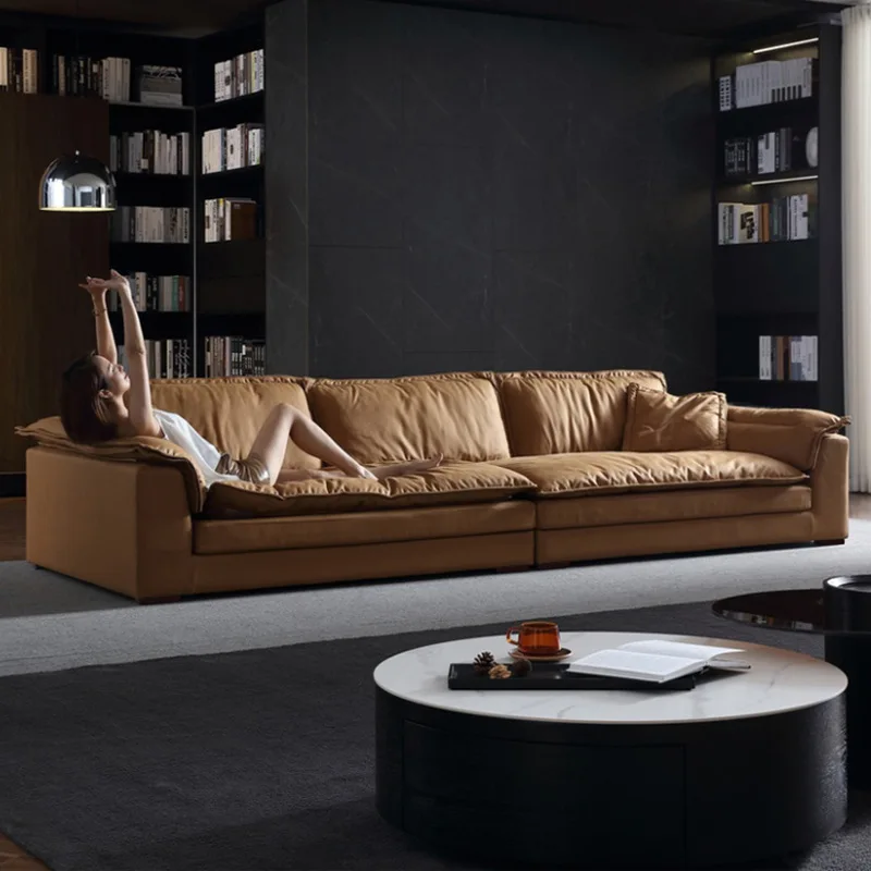 Modern Design Home Furniture Living Room Furniture  Microfiber Fabric Sofa Modern Couch Light Sponge Sofa