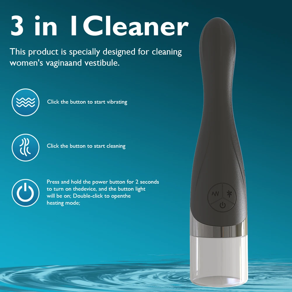 Wholesale Electric Anti-Backflow Enema Silicone Soft Vaginal Douche Anal Cleaner for Personal Vaginal