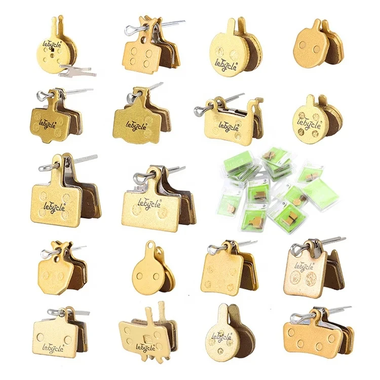 Lebycle Copper Multi Metallic TUV MTB Bicycle Disc Brake Pad fit for SHIMANO TEKTRO GIANT AVID Brake Pads Bicycle Parts