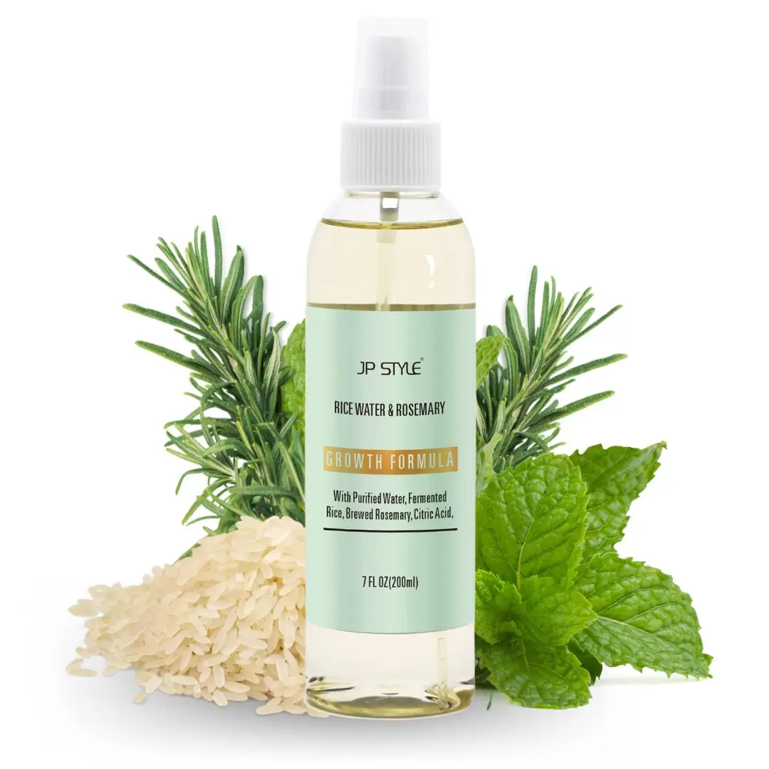 Wholesale Hair Care Rosemary Mint Extract Rice Water Hair Restore Spray For Hair Growth