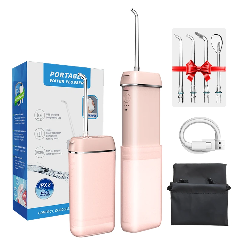  New Design Dental Care Manual Water Jet Ultrasonic Cleaner waterproof Toothpick