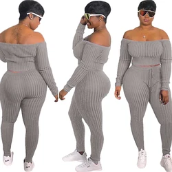 2022 Top Ropa De Mujeres Plus Size Womens Clothing Fashion Women Fall Clothes High Quality Outfits Two Piece Set Women