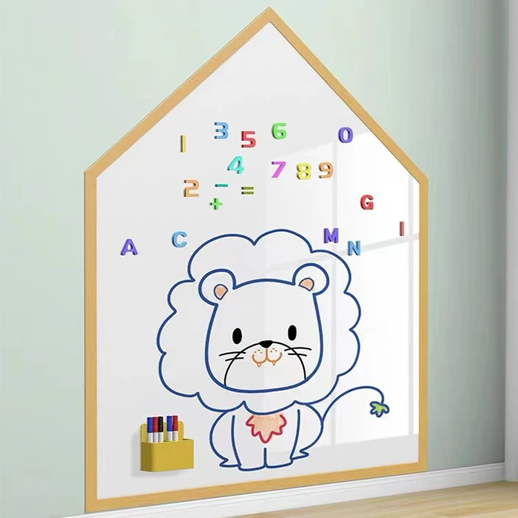 Self Adhesive Magnetic Whiteboard Contact Wall Paper Dry Erase Board Sticker for Office/Home/School/Kids