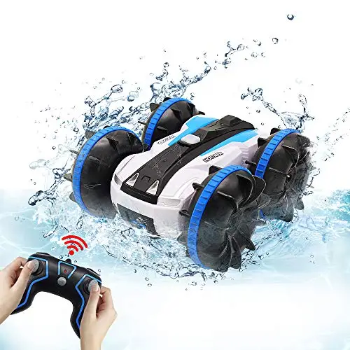Camoro 4WD 2.4 GHz radio remote control toys rc Boat Off Road Truck Stunt Car Waterproof double-sided drift cars children toys