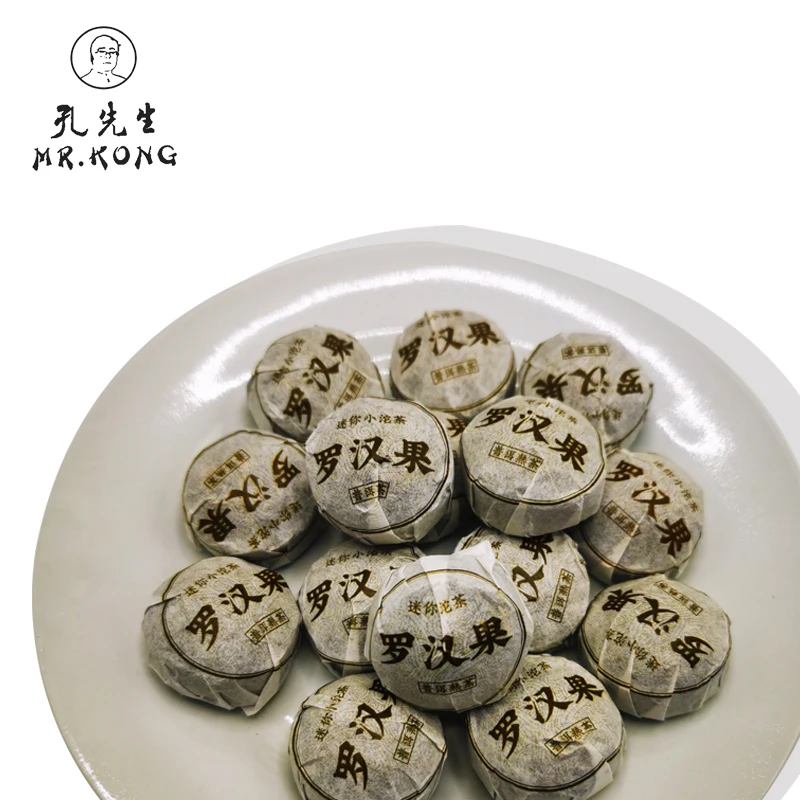 Традиционный чай puerh ферментированный Puer фруктовый аромат монаха сжатый Mini Tuo Tea