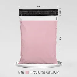 Express Biodegradable Plastic Packaging Polymailer Pink Bag For Clothes Custom Logo Print Poly Mailer Shipping Bag For Clothing