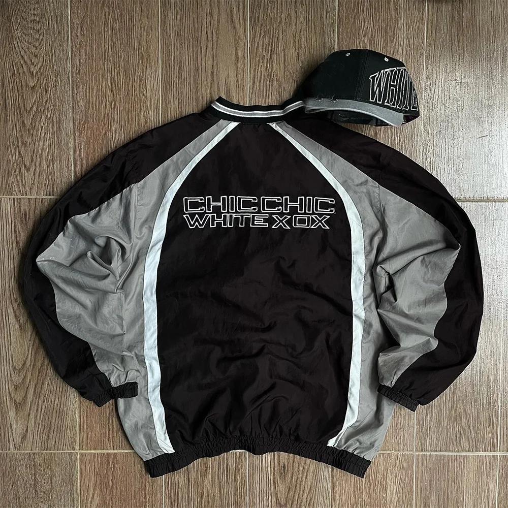 custom oversized blank waterproof nylon lightweight outdoor jackets hood embroidery windbreaker black zip up track jacket men