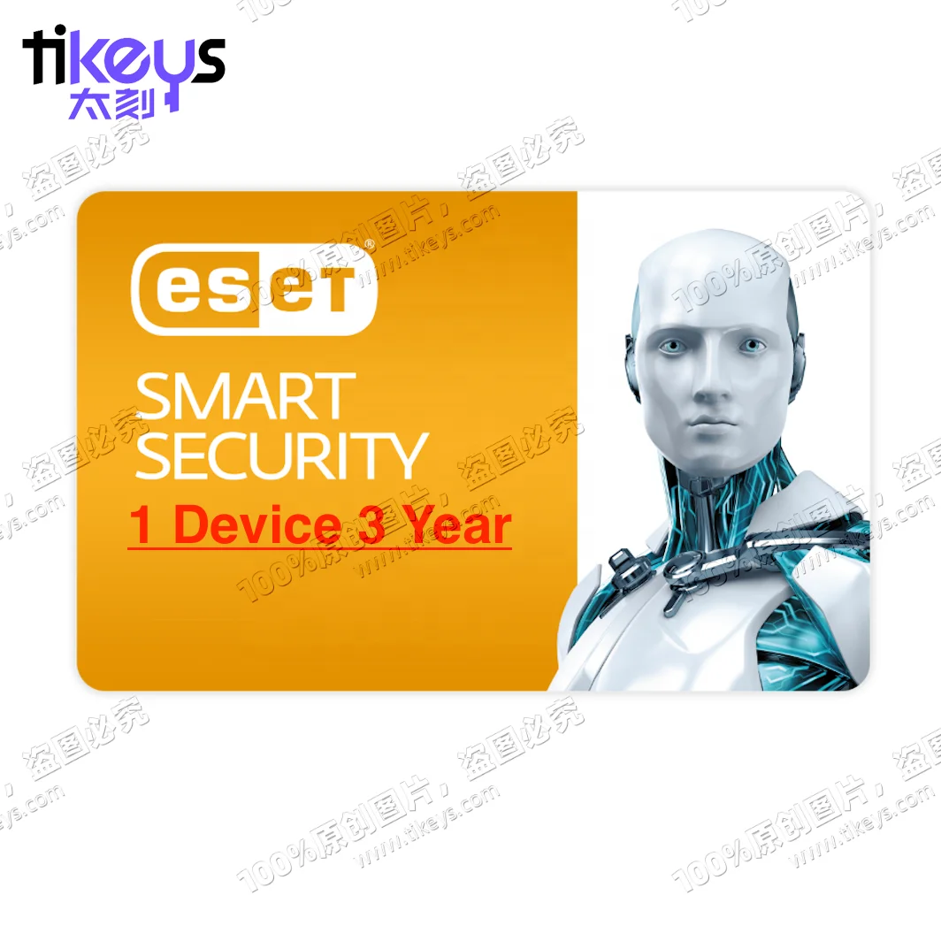Подлинная Лицензия ESET Smart Security Премиум ключ 1 устройство 3 года защита конфиденциальности антивирусное программное обеспечение Nod32