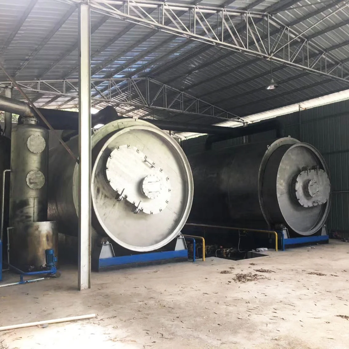 Дизельное и бензиновое Пиролизное оборудование из отработанного пластика