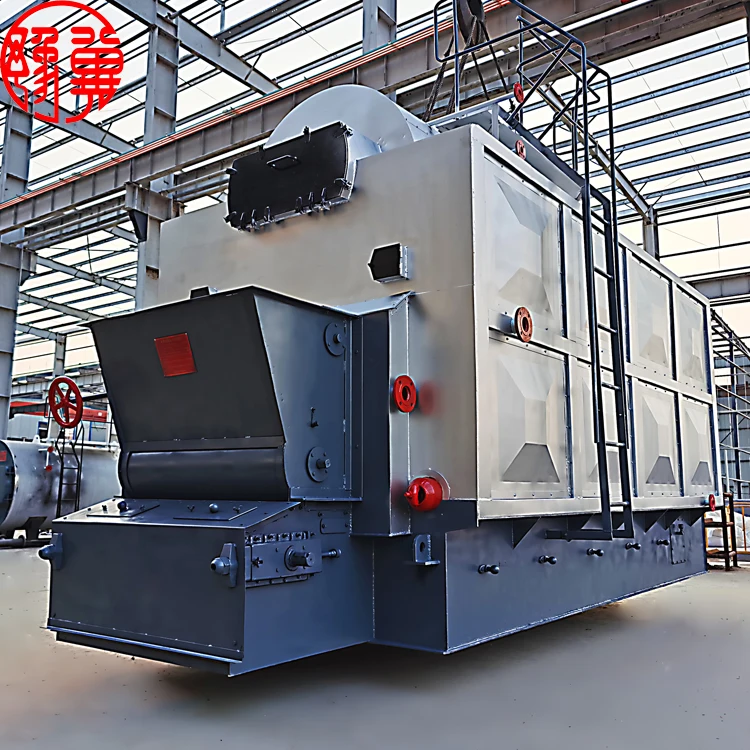 4 Ton Wood Pellet Wood Chips Rice Husk Fired Steam Boiler Dzl 4-1.25-T