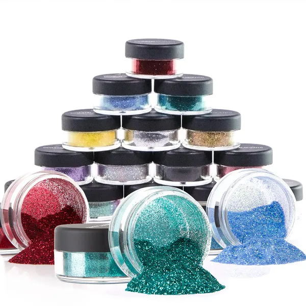 Private Label Cosmetic Wholesale Skin Safe Fine Powder Makeup Glitter Customized Color