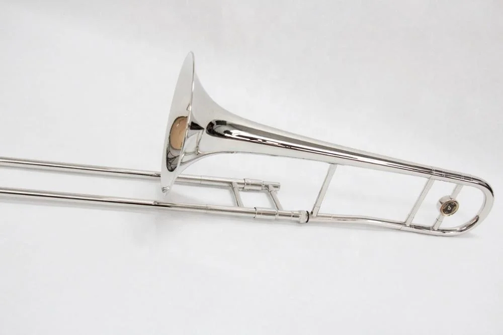 most popular Chinese alto trombone factory price brass instrument nickel plated trombone