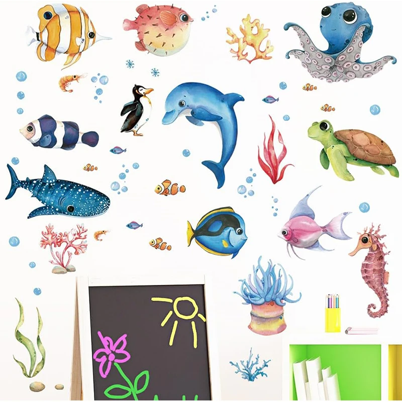 Cute Animal Dinosaur Dolphin Princess Children Stickers Party Favors For Kids children Learning Toys kids Animals Carton Toy