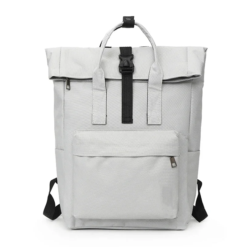 Custom Stlylish Japanese Style Ladies Pink Canvas Covered Campus Mori High School Laptop Backpack Bag For Girls