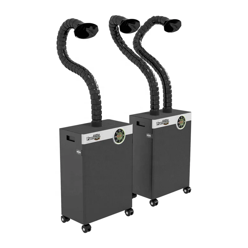 High Efficient, 4 layers Air Purification Absorber Solder Exhaust Fume Extractor With Low Noise