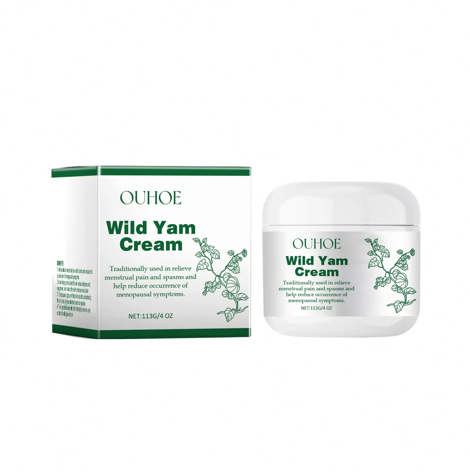 Ouhoe Wholesale New Wild Yam Comfort Cream For Hormone Balance Natural Advanced Plant-Based Formula Women Wild Yam Root Cream
