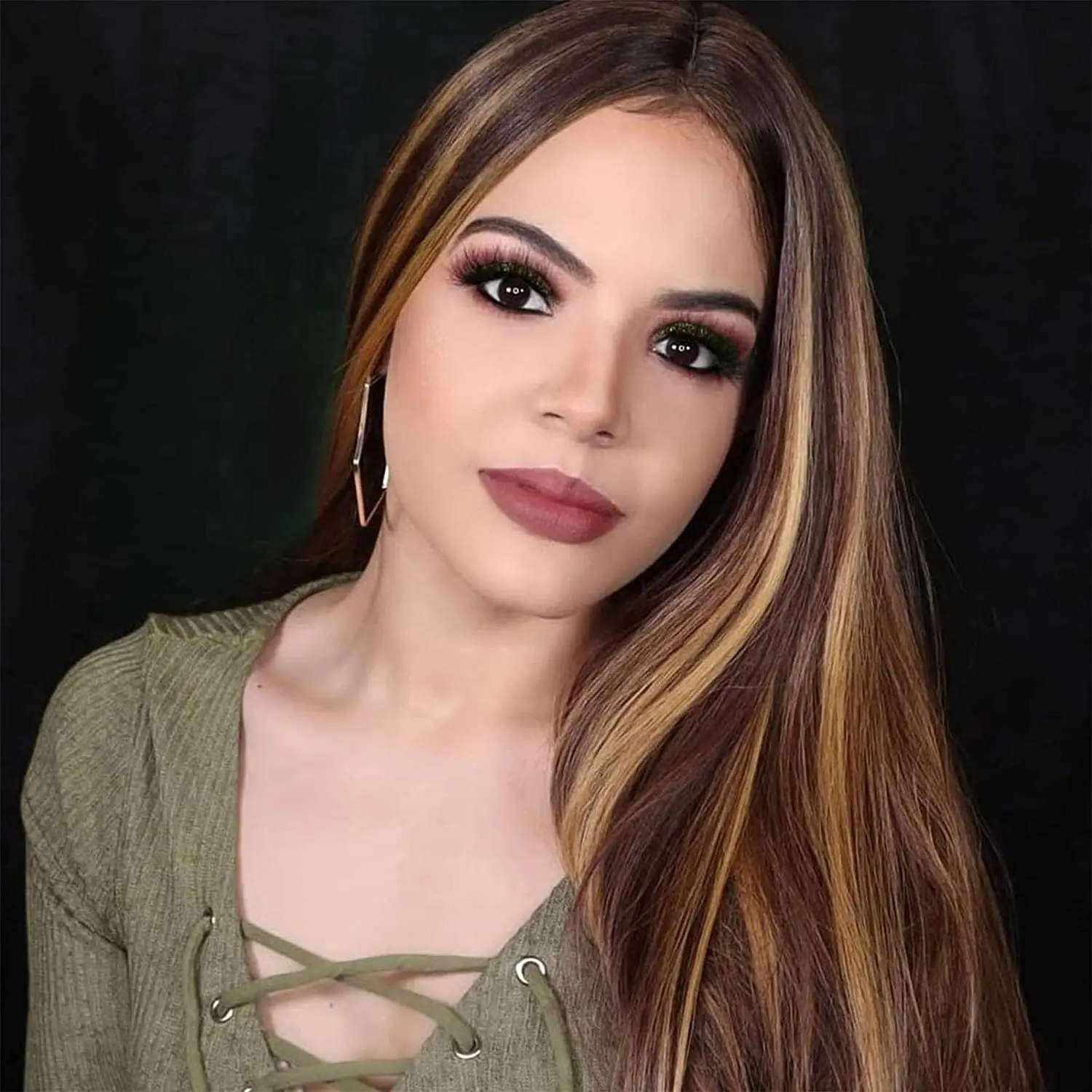 2021 полностью кружевные человеческие волосы, передние парики Wigshighlight, медово-коричневый цвет, прямые человеческие волосы, кружевные передние парики