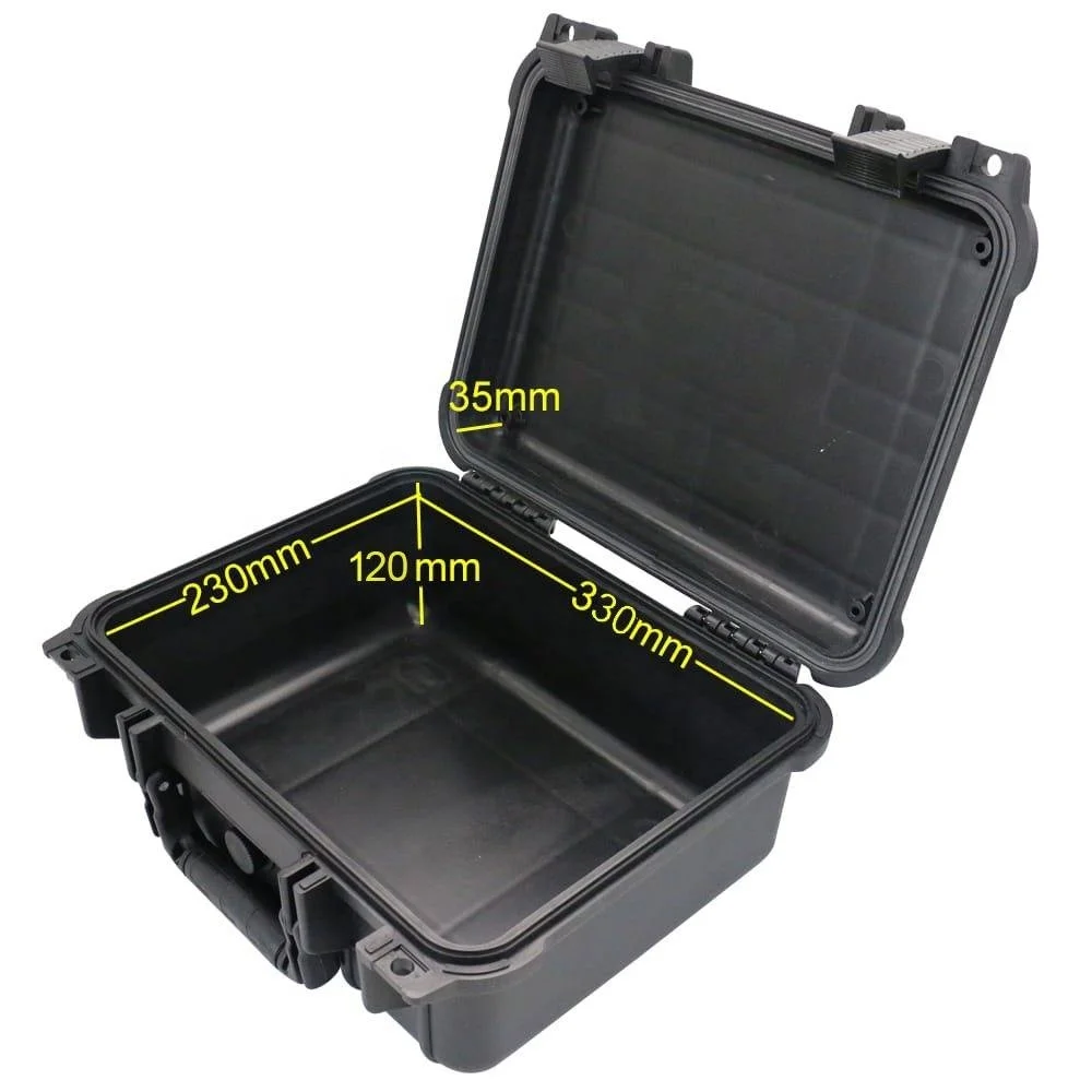 Custom color yellow plastic waterproof tool equipment case