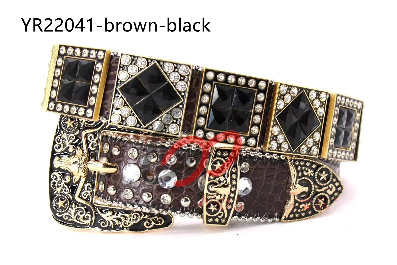 New Trend Bling Bling Rhinestone Belt Men Women Western Cowboy Cowgirl Crystal Studded Leather Diamond Belt For Jeans