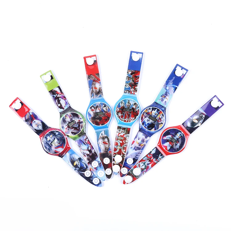 
Beian Disney audited factory colorful printed plastic snap children digital watch 