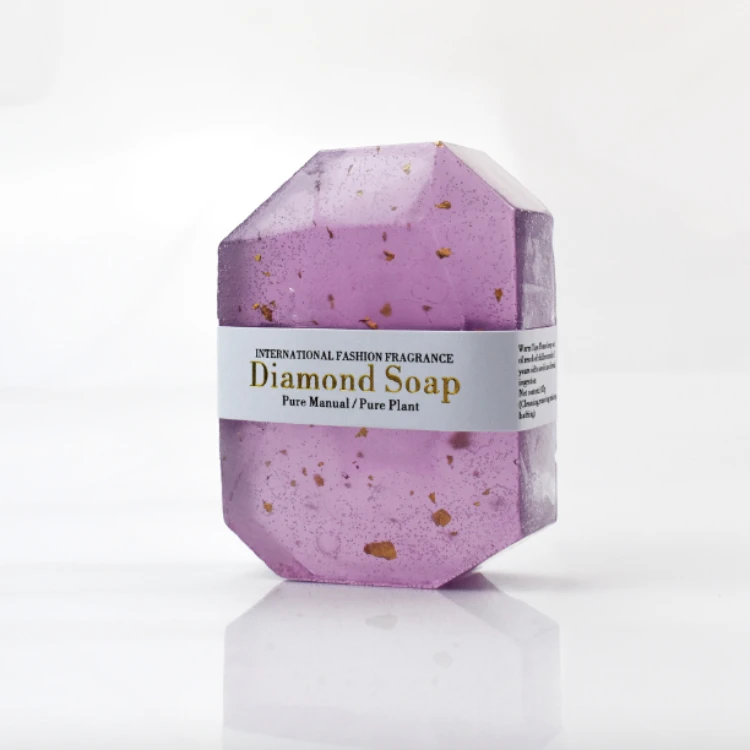 100% good quality customization service organic free sale ddp shipping gold soap