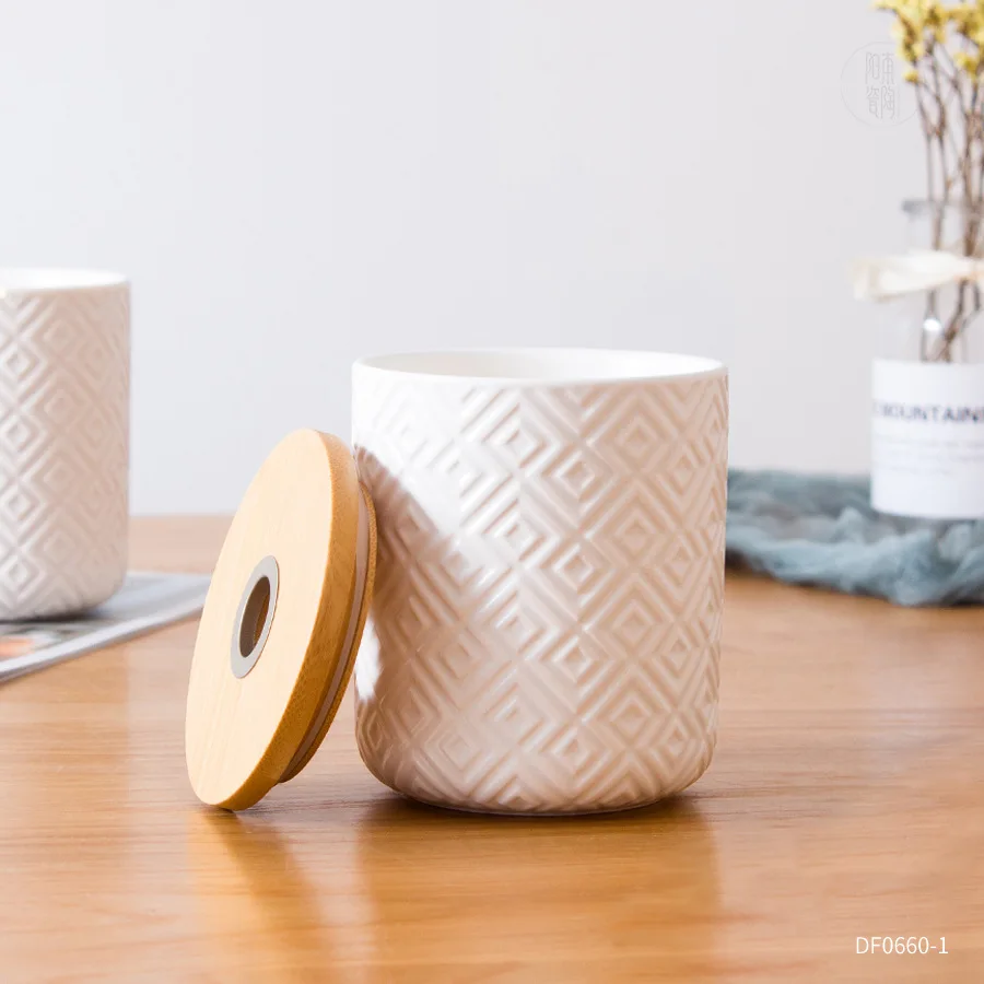 Handmade geometric ceramic Christmas decoration ceramic Candle Holder Wax holder Oil Burner for Home decoration