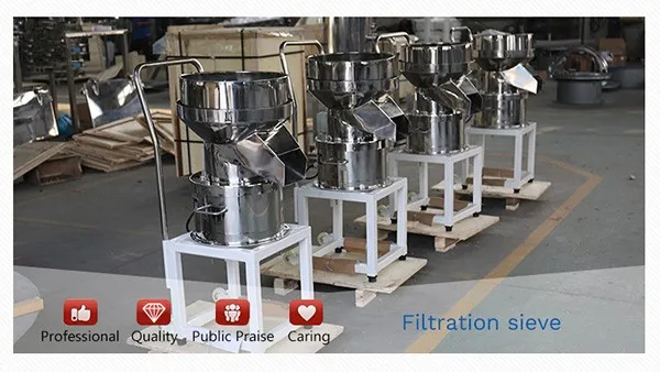 High Efficiency Small Automatic Sieving Liquid Sifter Soymilk Sieve Vibrating Screen Machine