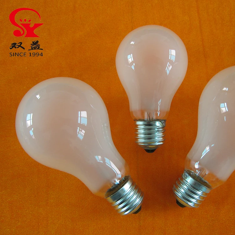 Cheaper Price 220v 40w 60w 75w 100w E27 B22 Clear Incandescent Light Bulb and Frosted