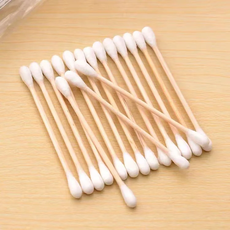 Bambus 100% Biodegradable Eco Friendly Hotel Ear Cleaning Q Tip Stick Cotton Swab Bamboo Cotton Buds For Sale - Buy Organic Bamb