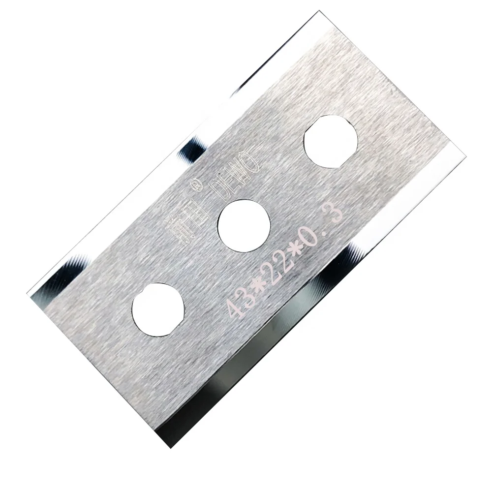 Лезвие из вольфрамовой стали, 43*22*0,3 мм