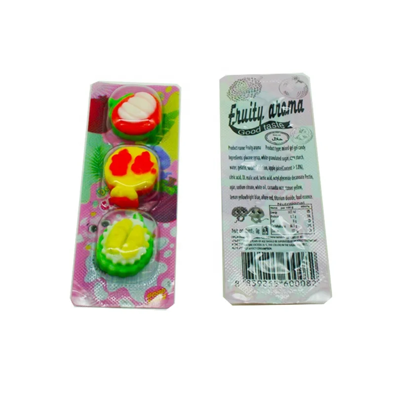 Mangosteen Pomegranate Durian Gummy Candy for Wholesale