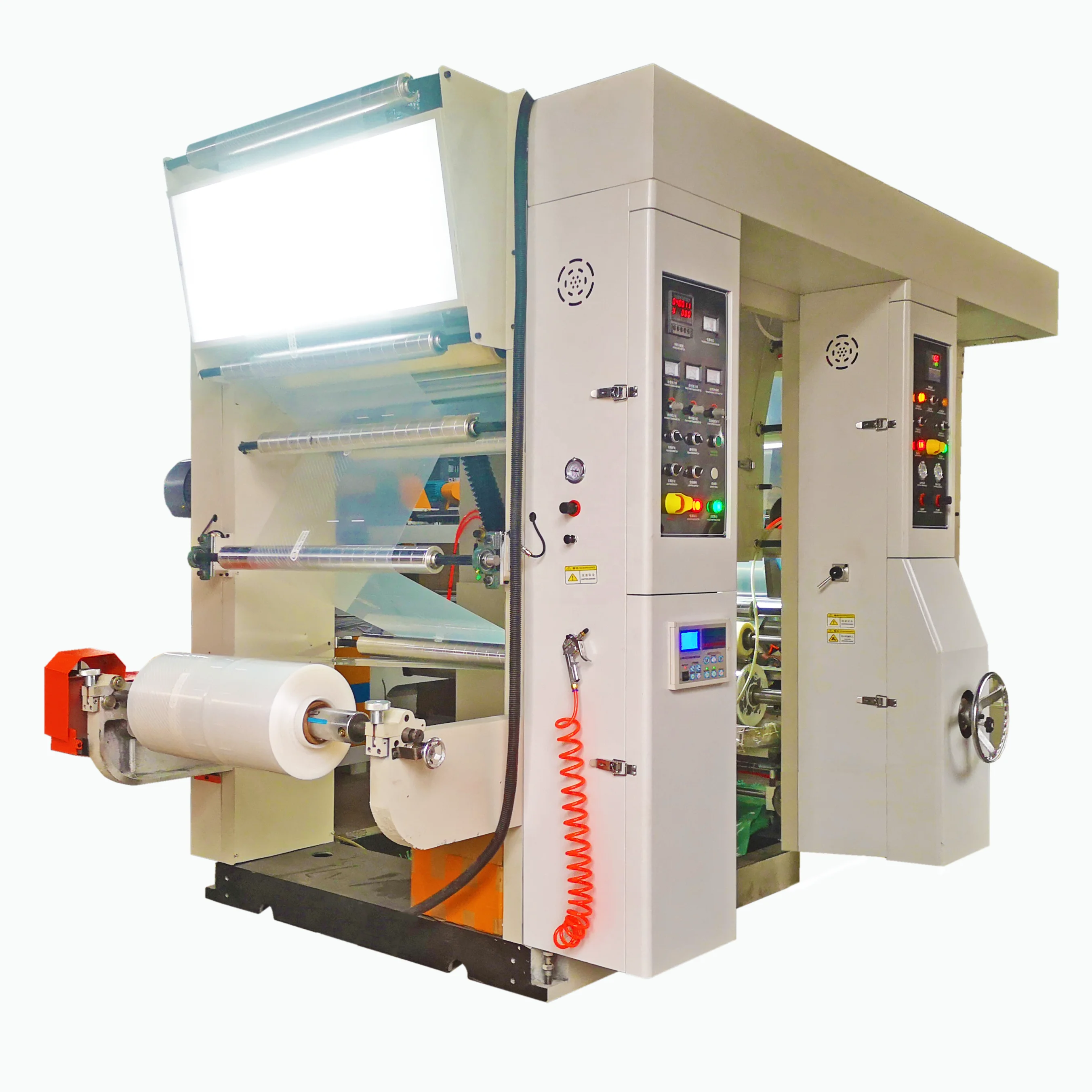 Double Color Photogravure Printing Machine Plastic Film Packaging Bag Copperplate Press