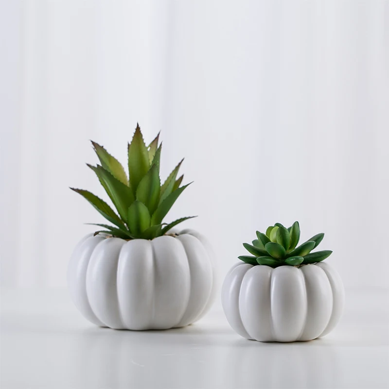 Custom house plant pot decorative office desk indoor decor home artificial plastic bonsai plants