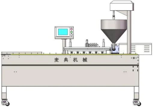 Automatic Cupcake Injection Machine Bread Blueberry sauce filling mayonnaise Injecting Machine