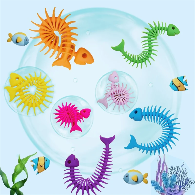 Multicolor TPR Stress Relieve Rope Noodles Fidget Sensory Toys For Adults And Kids