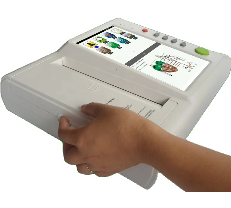 ECG-12 Most powerful portable Electrocardiogram machine 12 channel ECG machine on big sale
