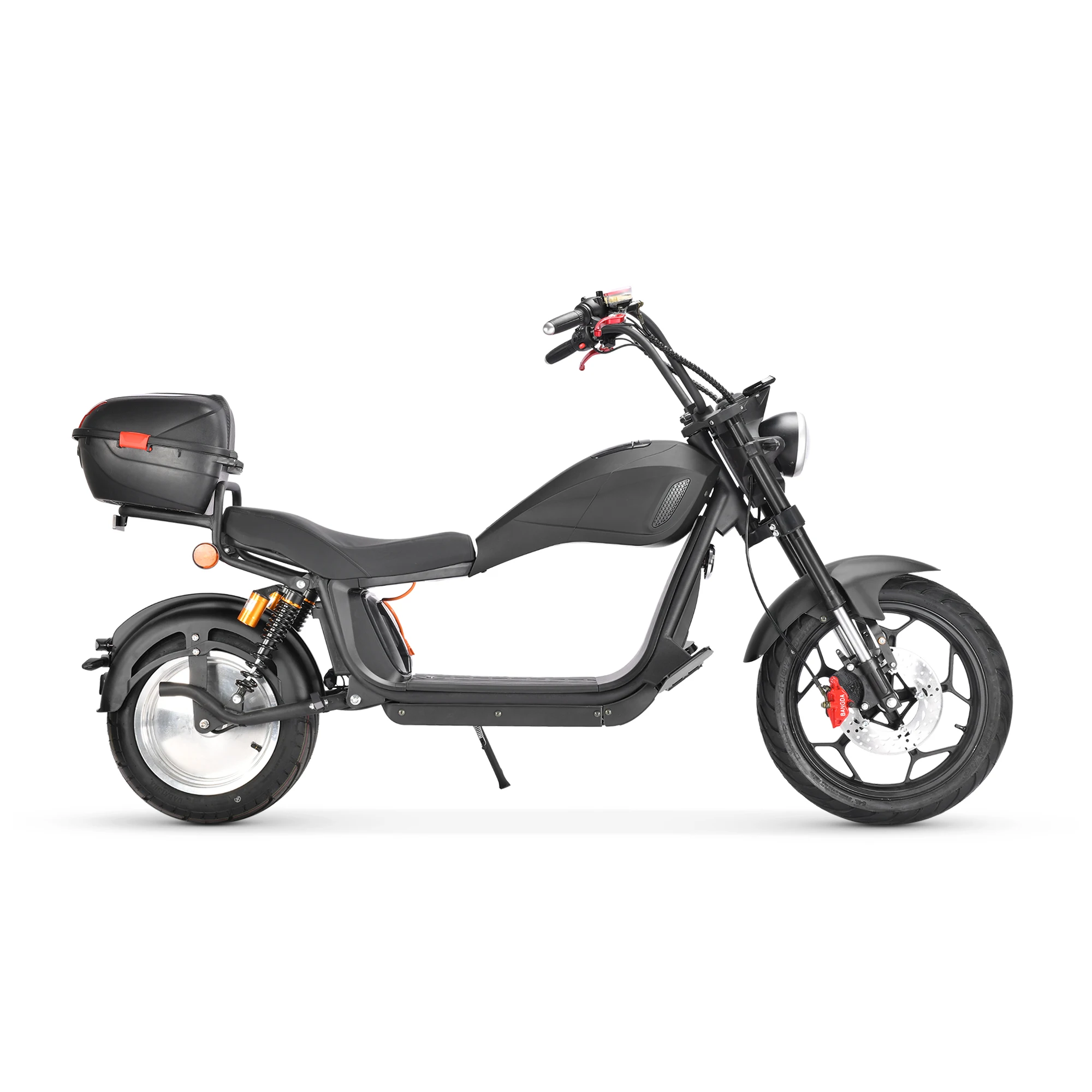 EEC/COC certificate 2000W new chopper model CP-6 Lithium Battery with tail box Aluminum Alloy Electric Scooterss citycoco