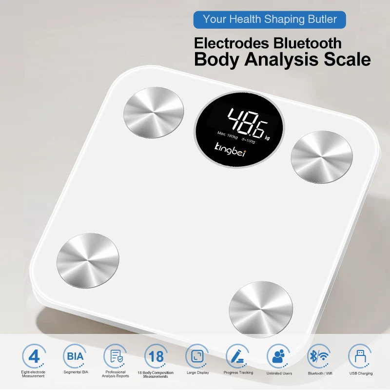 BT Body Report Fat Measurements Scale Body Mass Index Smart Scale Fat Body Weight Scales