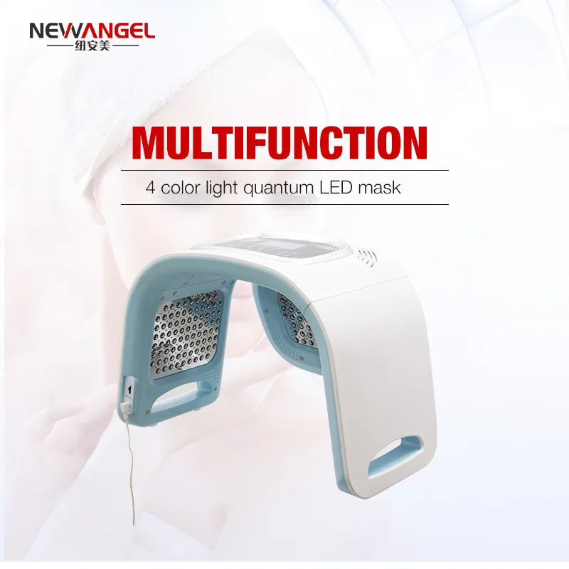 Portable LED light therapy face beauty treatment led skin care machine bio light led with 4 color light