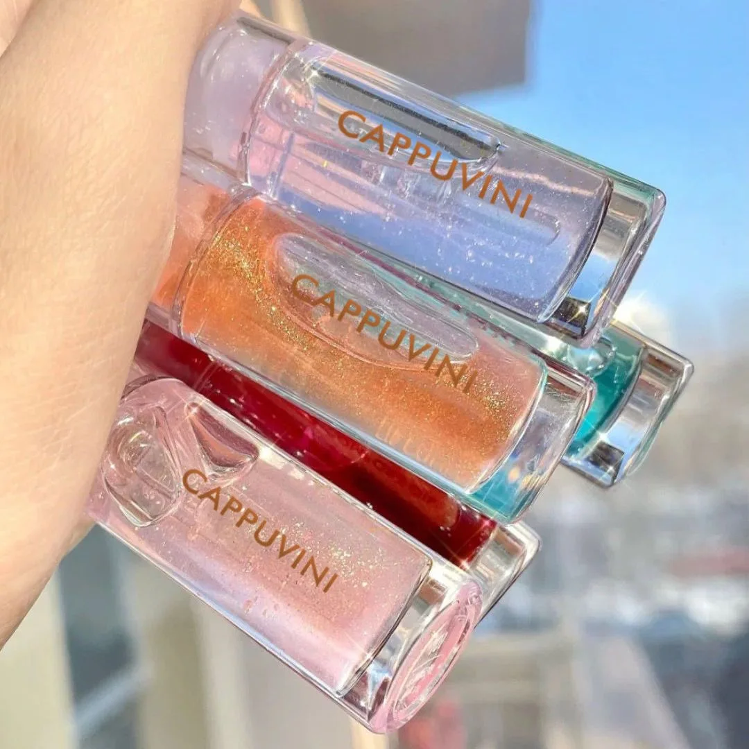 Hot Selling 7ml Empty White Plastic Lip Gloss Tube Containers With Wands Custom Logo Private Label Lip Gloss Tube With Paper Box