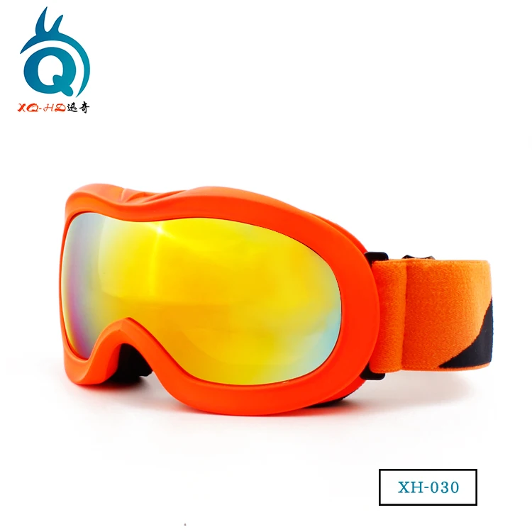 Professional manufacturer best water transfer color anti fog children ski snow goggles