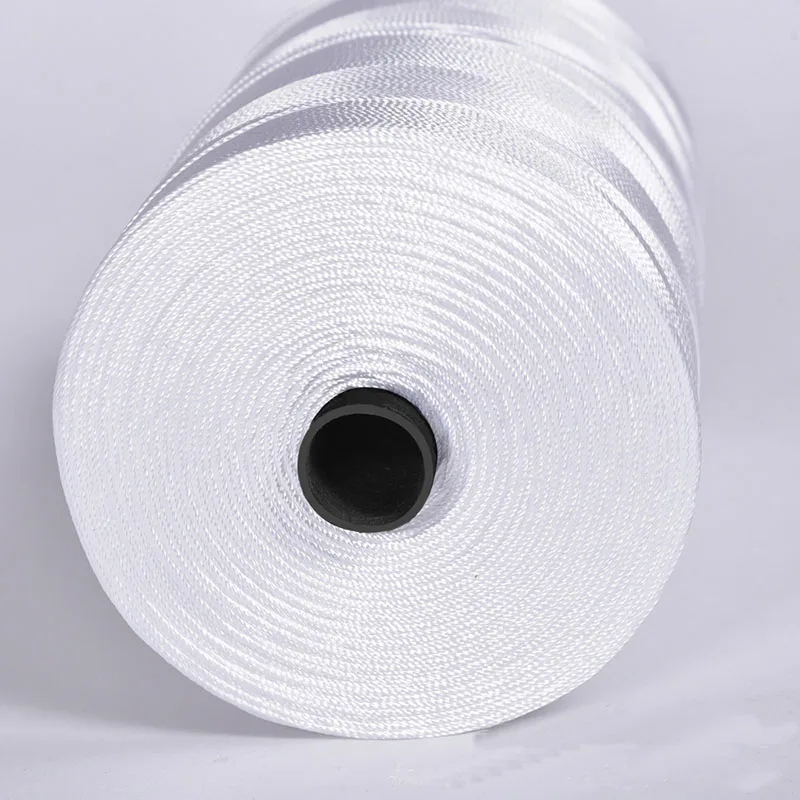 Витой нейлоновый полиэфирный рыболовный шпагат 210D/6/9/12/24ply индивидуальный цвет и вес