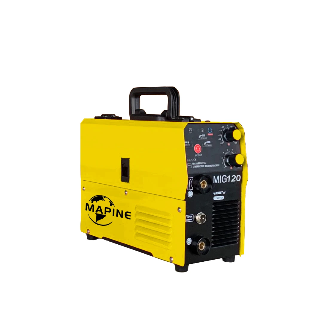 220V маленький mig120 сварочный аппарат порошковая проволока mig mma мини сварочный аппарат