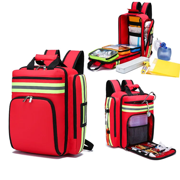 Earthquake disaster self-rescue disaster prevention backpack civil defense household emergency rescue bag portable first aid kit