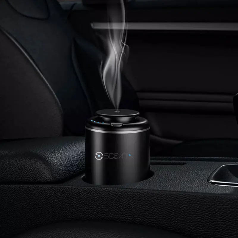 SCENTA Luxury Car Scenting Essential Oil Aromatherapy Diffusers Wholesale Electric Perfume Smell Aroma Mist USB Car Diffuser