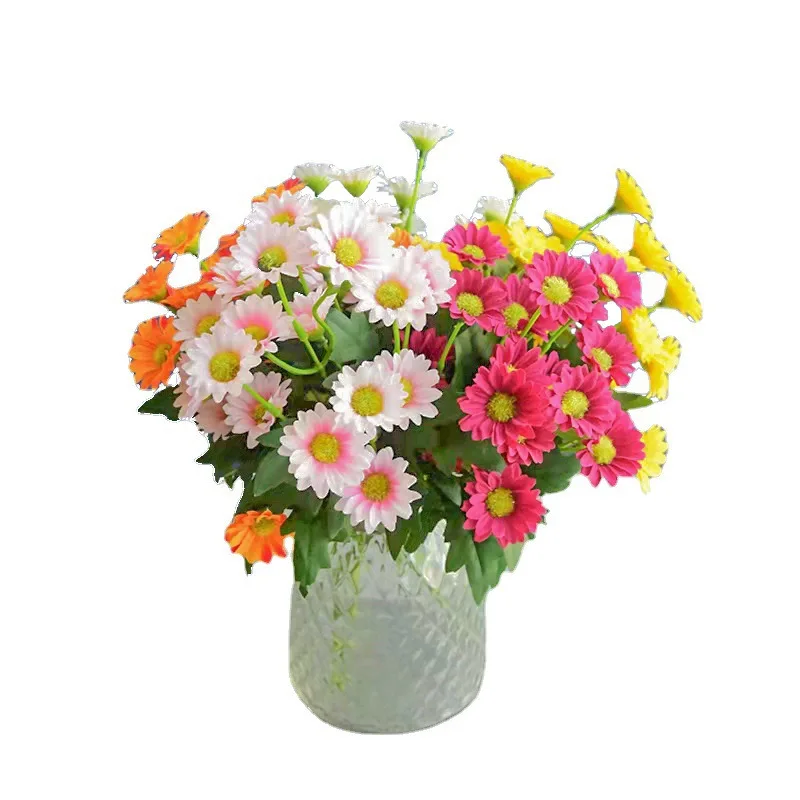 Artificial Flowers, Artificial Gerber Daisy for Home Decoration, Artificial Daisy for Wedding Decoration